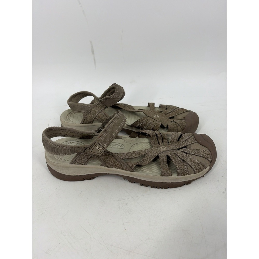 KEEN 'Rose' Sandal Women's 12 Tan Brindle/Shitake Closed Toe Outdoor Comfort